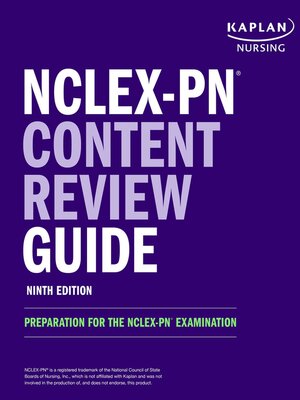 cover image of NCLEX-PN Content Review Guide: Preparation for the NCLEX-PN Examination